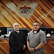 Judge Ulloa and President Joaquin